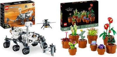 LEGO Technic NASA Mars-Rover Perserverance Weltraum Spielzeug Set mit AR-App & Icons Mini Pflanzen,