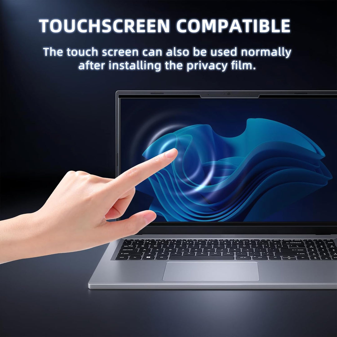 Nano-Adsorption Blickschutzfilter für 13.3 Zoll Laptop 16:10, Abnehmbarer Sichtschutzfolie, Anti Bla