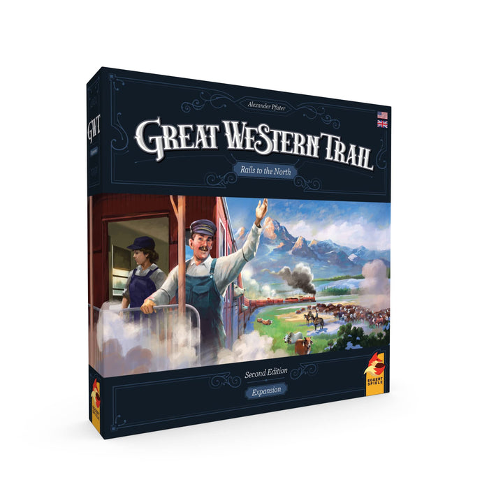 Eggert Spiele | Rails to The North - Great Western Trail 2nd Edition | Brettspiel | Alter 12+ | 1-4