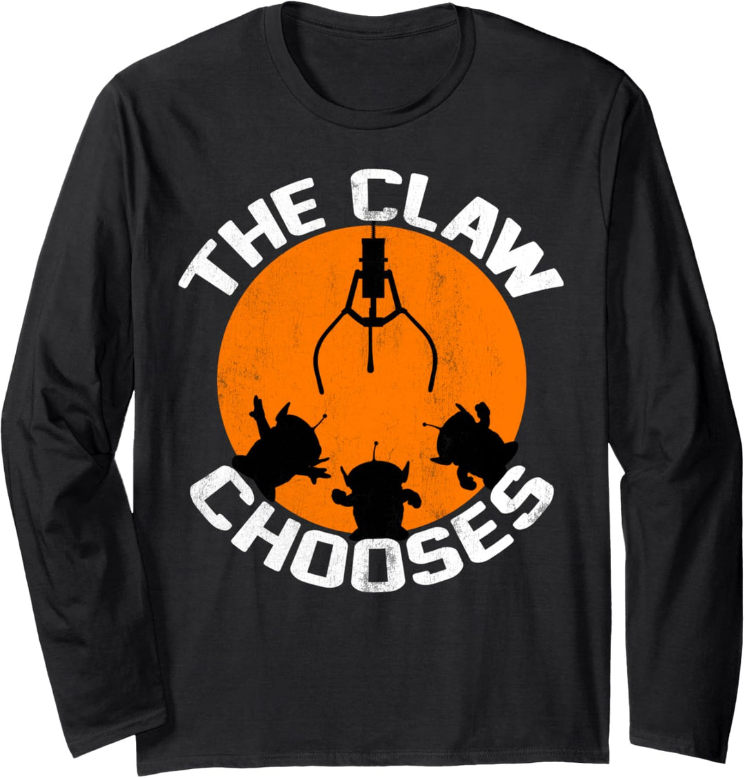 Disney Pixar Toy Story Aliens The Claw Halloween Poster Langarmshirt