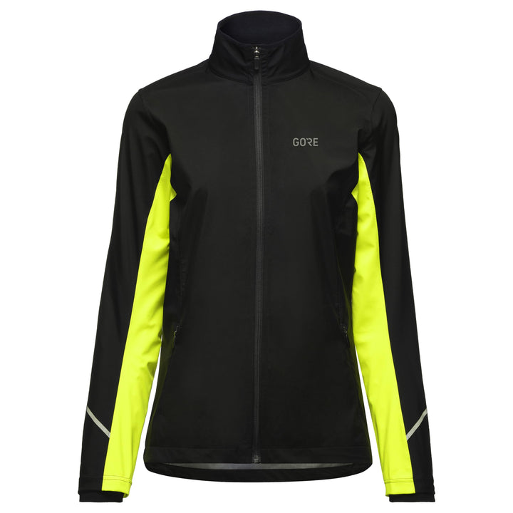 GOREWEAR R3 Damen Partial GORE-TEX INFINIUM™ Jacke, Black/Neon Yellow 34