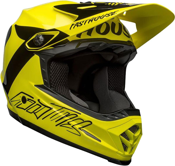 Bell Full-9 Fusion MIPS MTB Full Face Helmet Fasthouse Newhall Gloss Hi-Viz/Black S, Fasthouse Newha