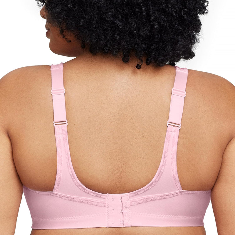 Glamorise Damen Bustier BH mit Perfektem Halt Sports Bra, Undurchsichtige 75C Perfekt Pink, 75C Perf