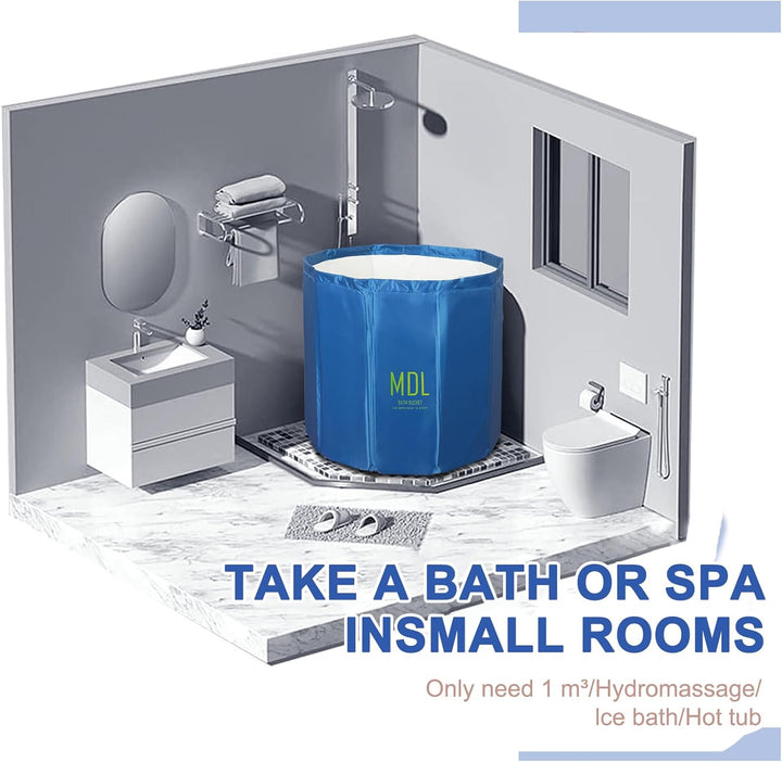 Sinbide Badewanne Faltbare Badewanne für Erwachsene Tragbare faltbare Kinderbadewanne Geeignet für S