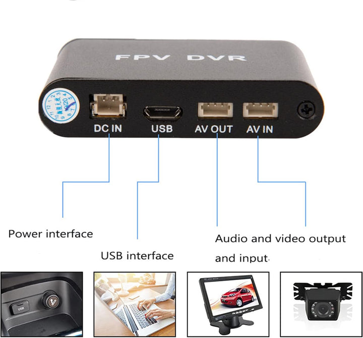 FPV DVR Video Capture 720P Video DVR Modul 1CH Mini DVR Video Recorder unterstützt MP3 und AVI-HD Au