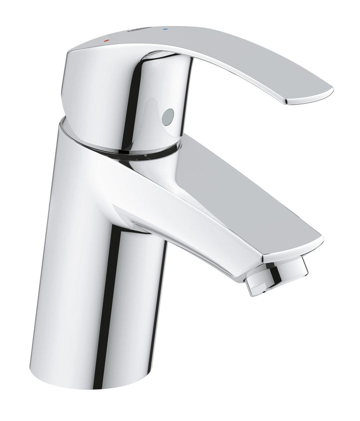 GROHE Eurosmart | Badarmatur - Waschtischbatterie | glatter Körper, S-Size | 32154002, Chrome S glat