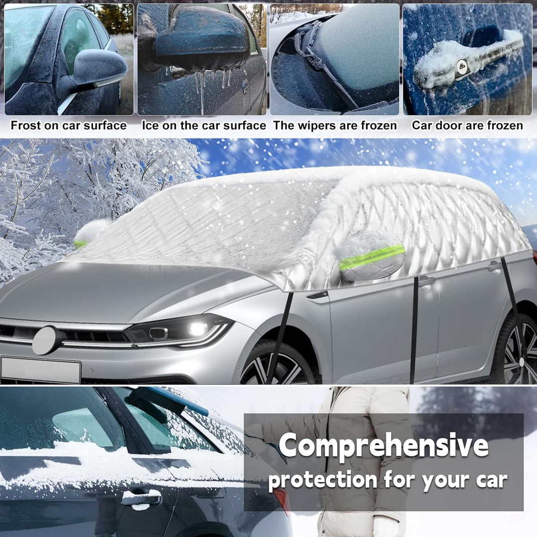 Halbe Autoabdeckung Ersatz für VW Polo MK5 MK6 Hatchback 2009-2023, Passgenaue Softtop-Dachschutz-Au