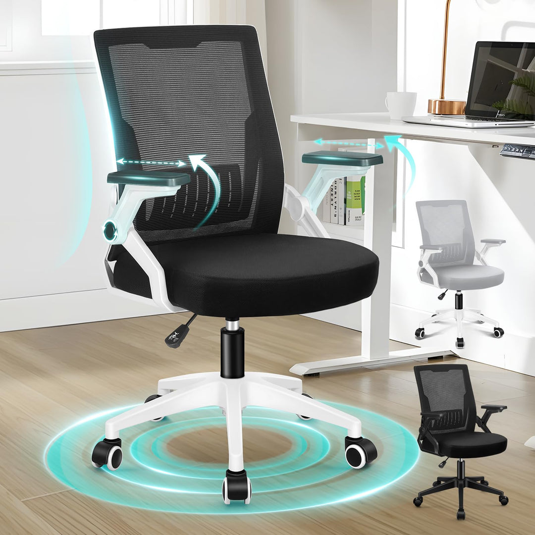 ALFORDSON Bürodrehstuhl, Hochlehner Netzstoff Gaming Sitz, Ergonomische Verstellbare Bequeme Armlehn