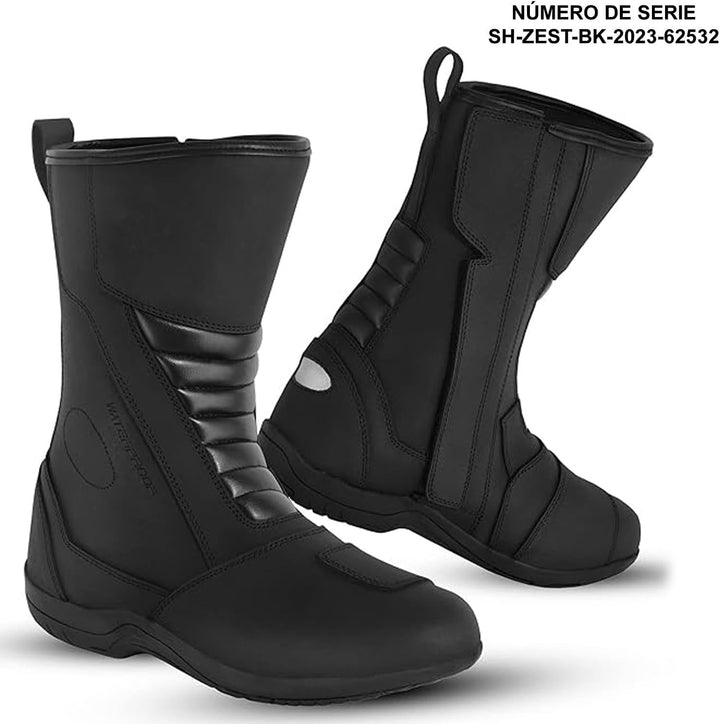 Motorradschuhe für Herren, verstärkte Strassenschuhe, Motorradstossschutz, rutschfeste Sohle, bequem