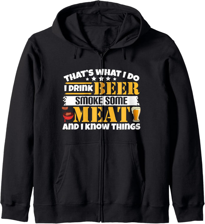 Liebe es, Bier zu trinken und meinen Raucher zu benutzen Kapuzenjacke