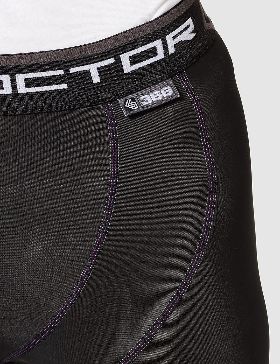 Shock Doctor Tiefschutz Compression Hockey Short with Pelvic Protector XL Schwarz, XL Schwarz