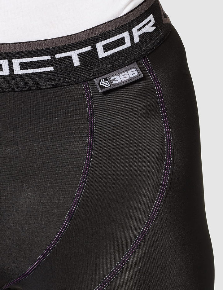 Shock Doctor Tiefschutz Compression Hockey Short with Pelvic Protector XL Schwarz, XL Schwarz