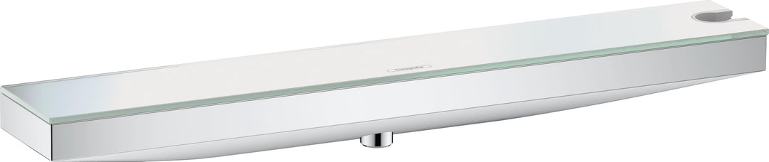 hansgrohe Wandanschluss Rainfinity (500mm, mit Duschkopfhalterung rechts und Duschablage) chrom Matt