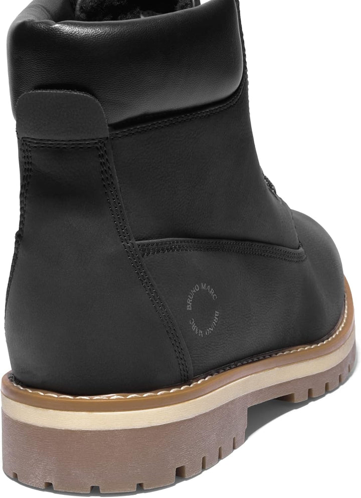 Bruno Marc Winterschuhe Herren Winterstiefel Jungs Warm Gefüttert Schneestiefeletten Kurzschaft Arbe