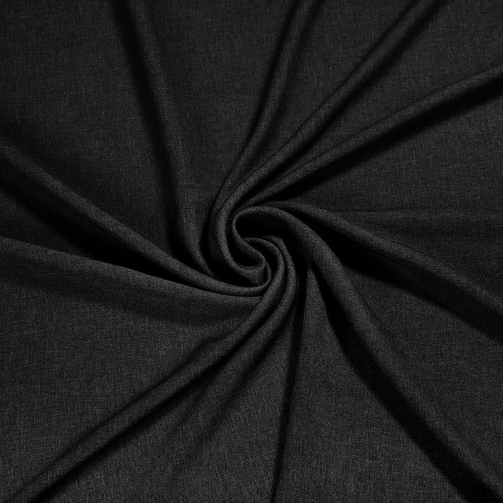 Happy Home Ösenschal Claudius Blickdicht B/H: 140 x 235 cm (schwarz), Schwarz