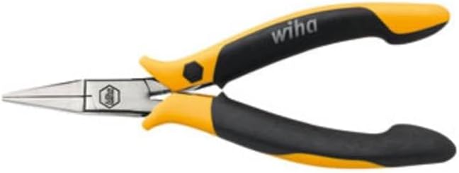 Wiha Flachzange Professional ESD flache, kurze Backen (26806) 120 mm für empfindliche elektronische