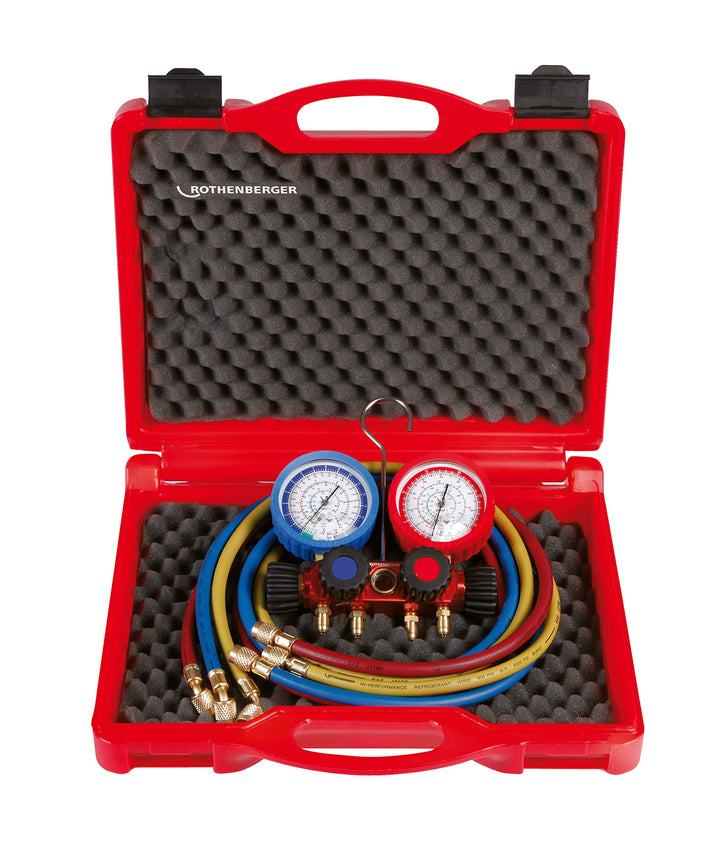 Rothenberger 170601 Monteurhilfe-Set 4-Wege Stand,R22-R407C