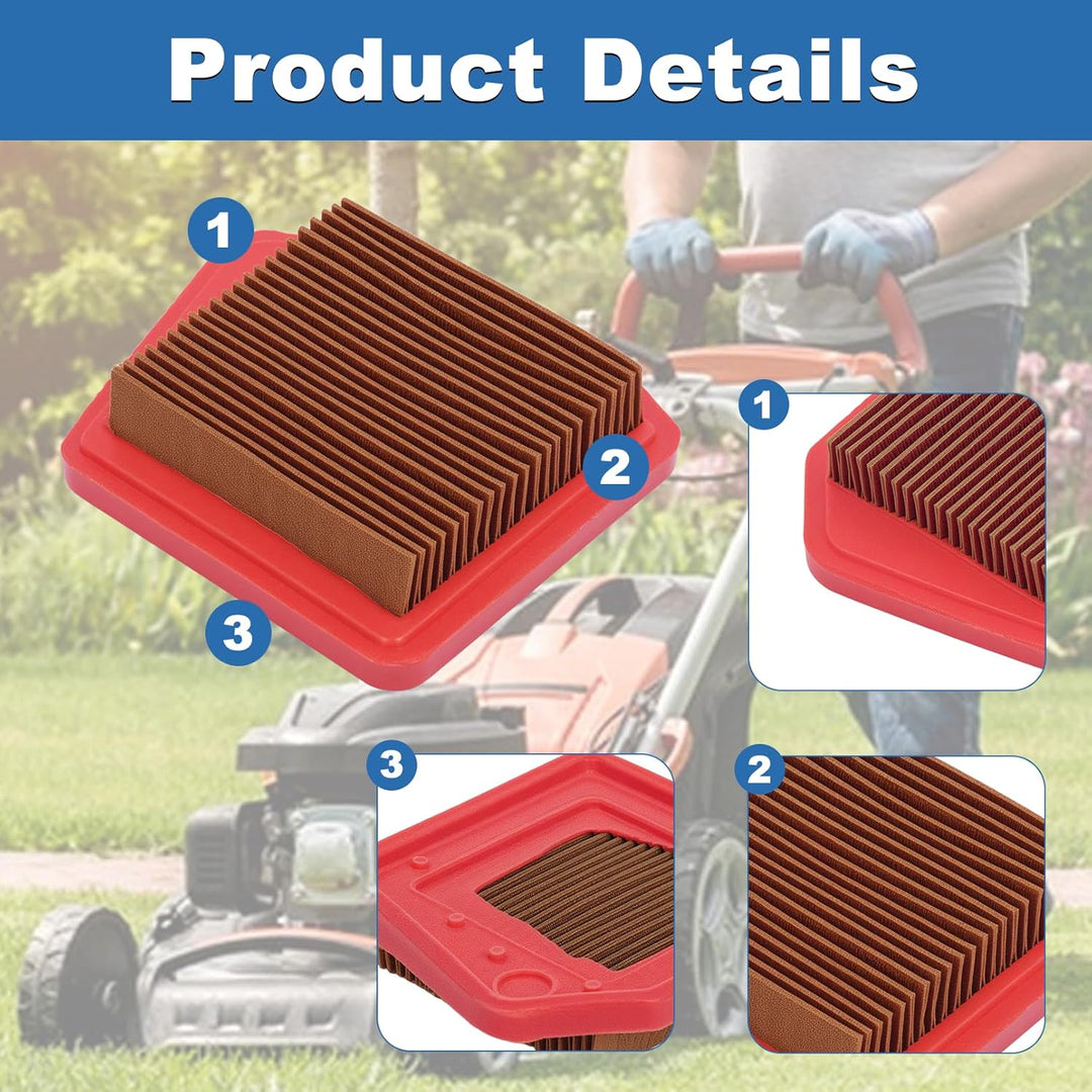 AUMEL 2 Stück Luftfilter für Stihl FS240C FS260C FS360C FS410C FS460C FS460RC Motorsense 41471410300