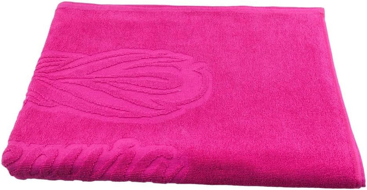 Sensepura Wedeltuch für Sauna | Frottee in pink 90 x 65 cm für effektvolle Wedeltechniken, Saunazube