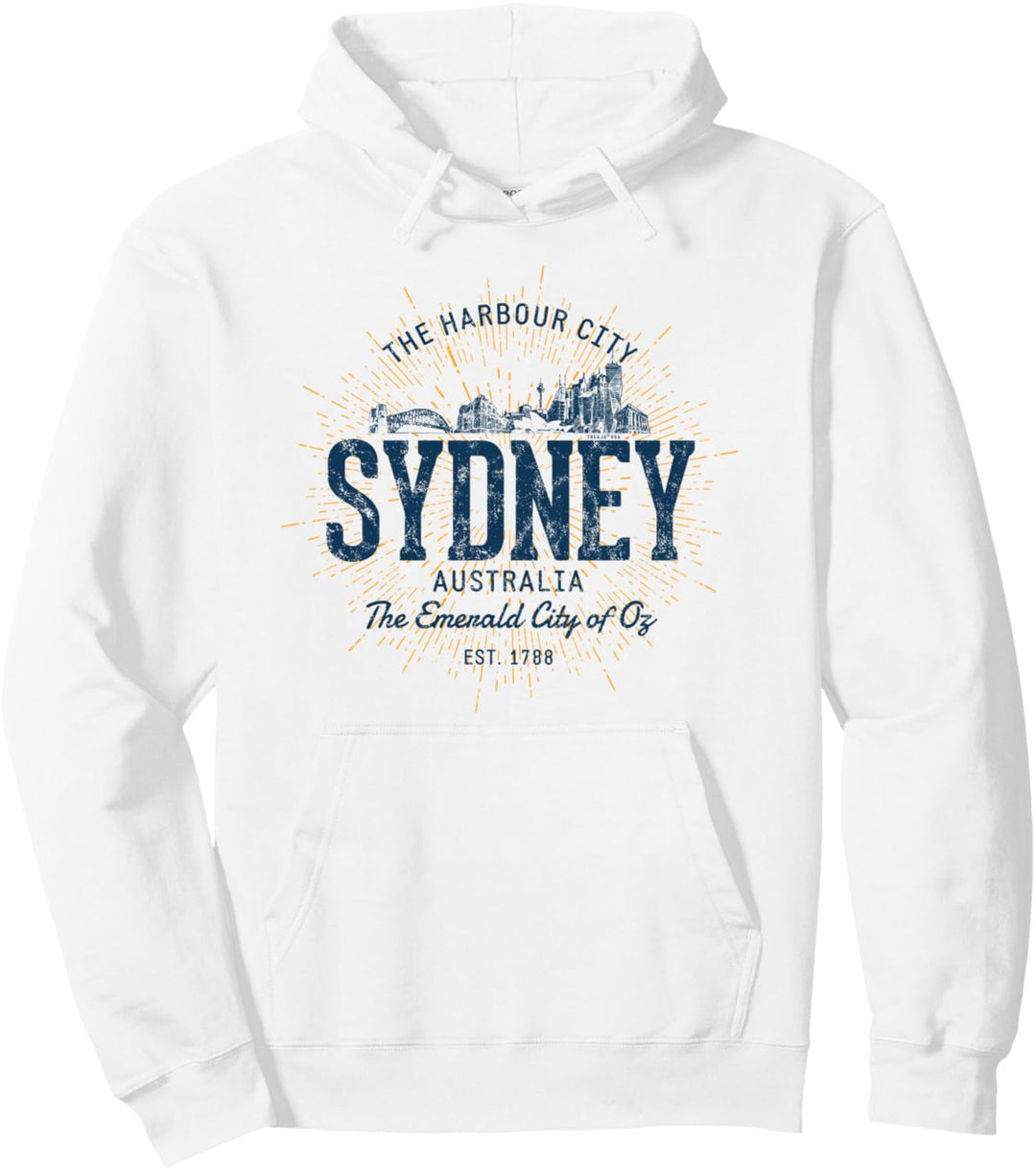 Sydney Australien Retro Stil Vintage Sydney Pullover Hoodie