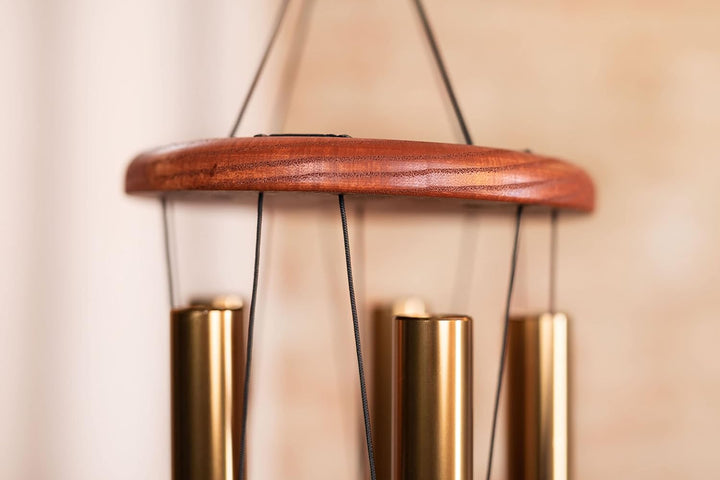 Sonic Energy Tree of Life Meditation Chime – Windspiel mit 5 Klangstäben (432 Hz) – für Garten u. En