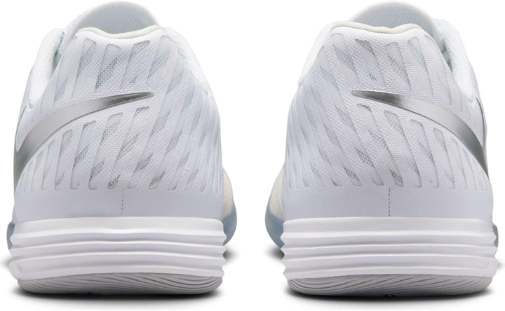 Nike Herren Lunargato II Low Top Fussballschuh für Hallen-und Hartplätze Fussball 38 EU White Chrome