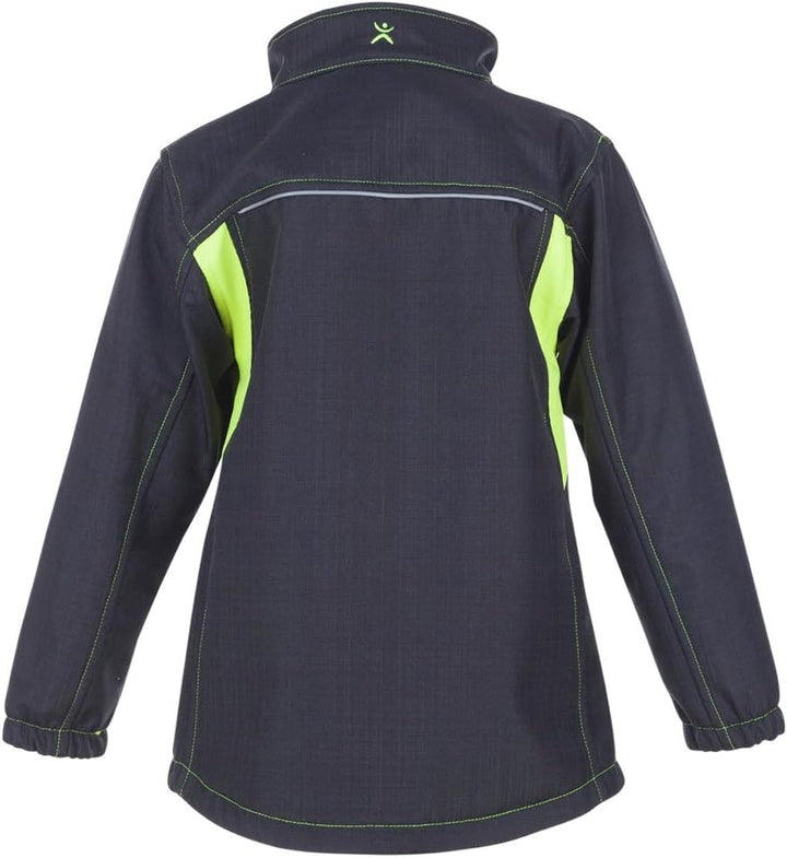 Grösse 134/140 Kinder Planam Junior Softshelljacke anthrazit gelb Modell 6130 Anthrazit/Gelb 140, An