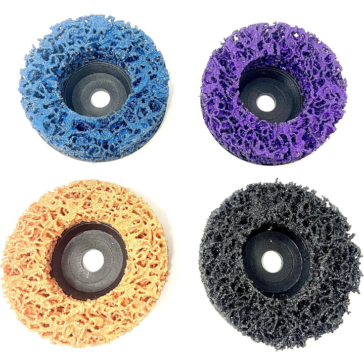 4er Set CSD Scheiben Grobreinigungsscheibe Schleifscheibe passend für mini akku Winkelschleifer wie
