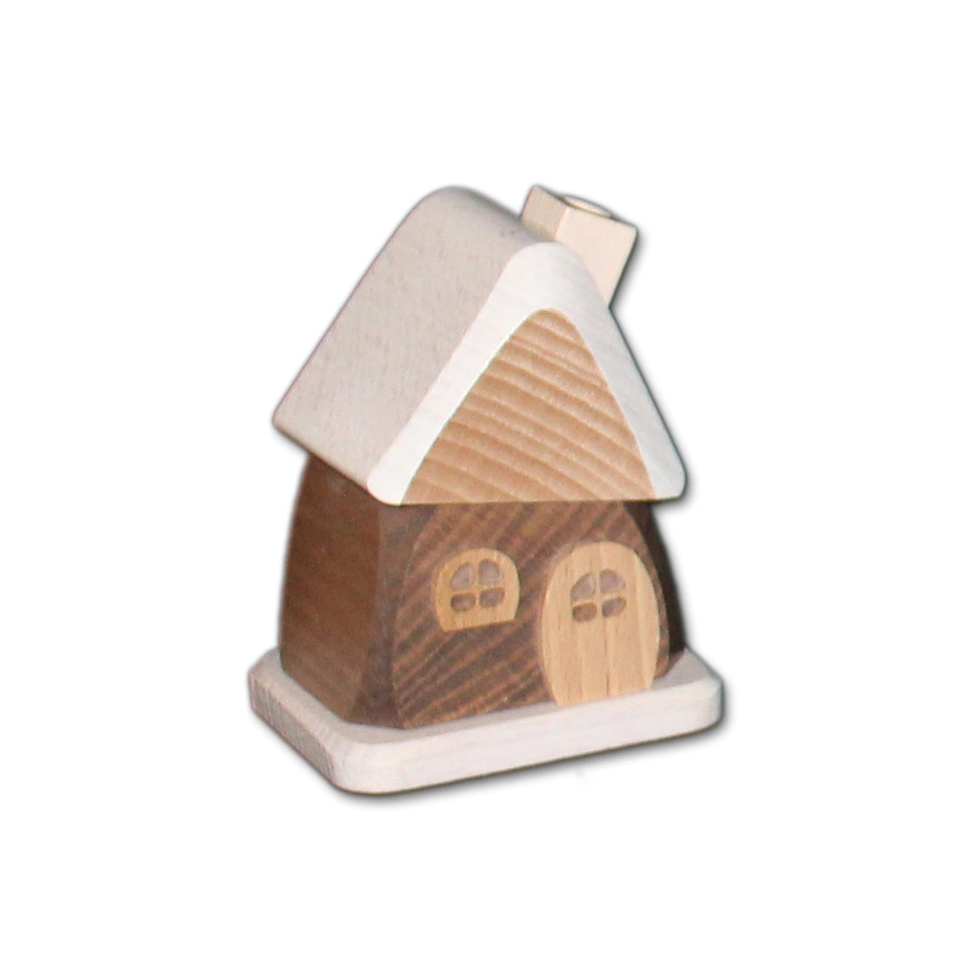 Holzwaren Egermann kleines Räucherhaus aus Holz - Hübsches Rauchhaus in der Farbe: Braun - Masse: ca