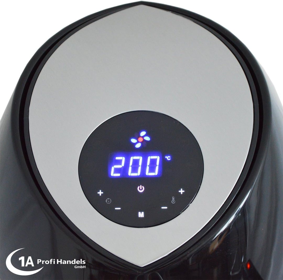 FRITTEUSE OHNE FETT HEISSLUFT-FRITTEUSE DIGITAL MULTI FRITTEUSE HEISSLUFT ECO-AIR-PROFI DC-1400W-1 w