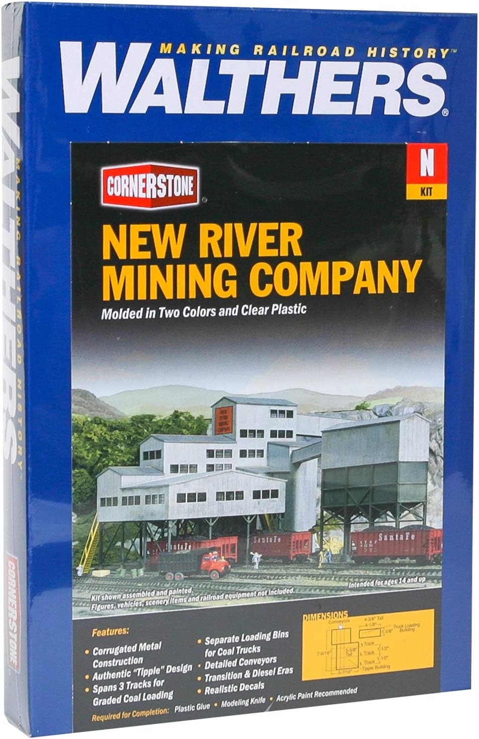 Walthers Cornerstone 933-3221 - Kohlebergwerk New River Mining, Gebäude