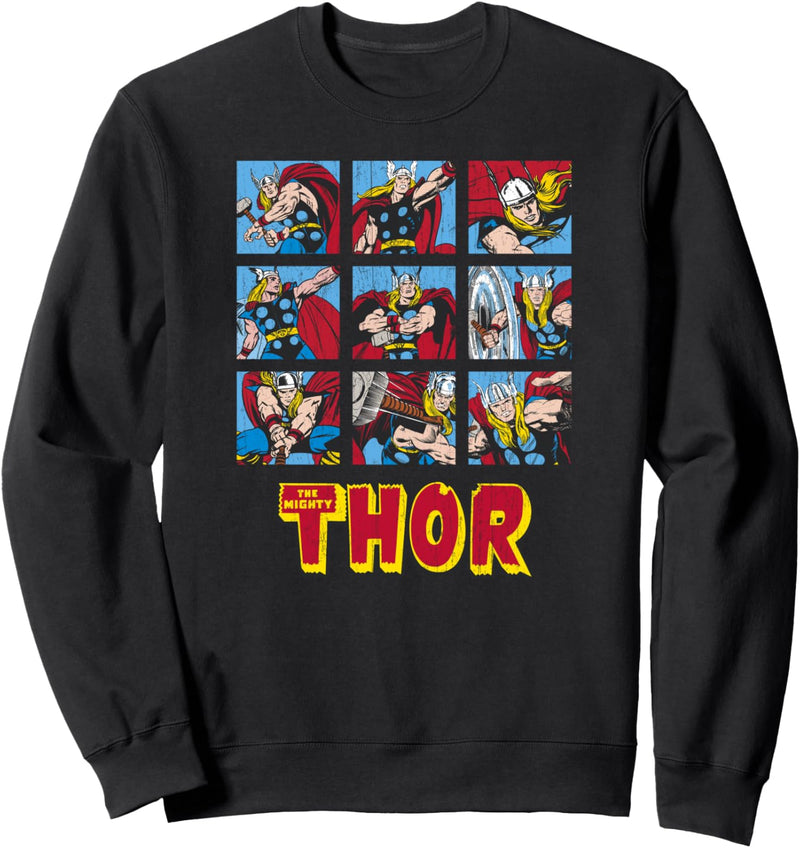 Marvel Thor Comic Fill Panels Sweatshirt