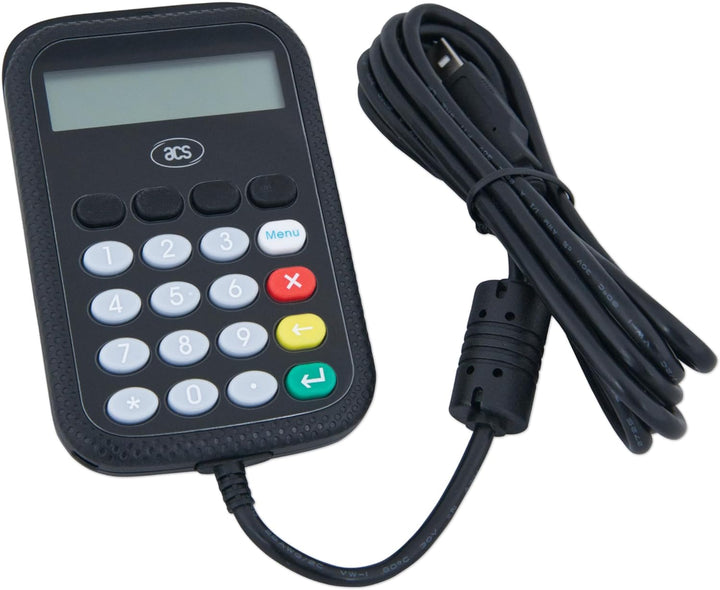 ACS APG8201-B2 Sicherheits-Pinpad Chipkartenleser USB Smart Card Reader Writer Keypad eID ID Identit