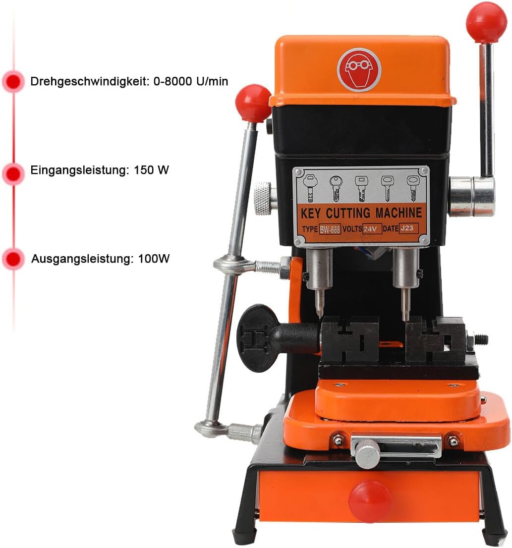 Schlüsselkopiermaschine, 150W Professionelle Autoschlüssel-Schlüsselkopier-Vervielfältigungsmaschine