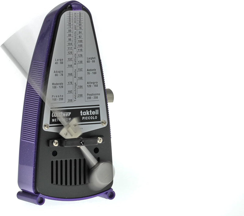 Wittner Metronom 830 471 Kunststoffgehäuse ohne Glocke Taktell Piccolo magic violet magic violet Sin