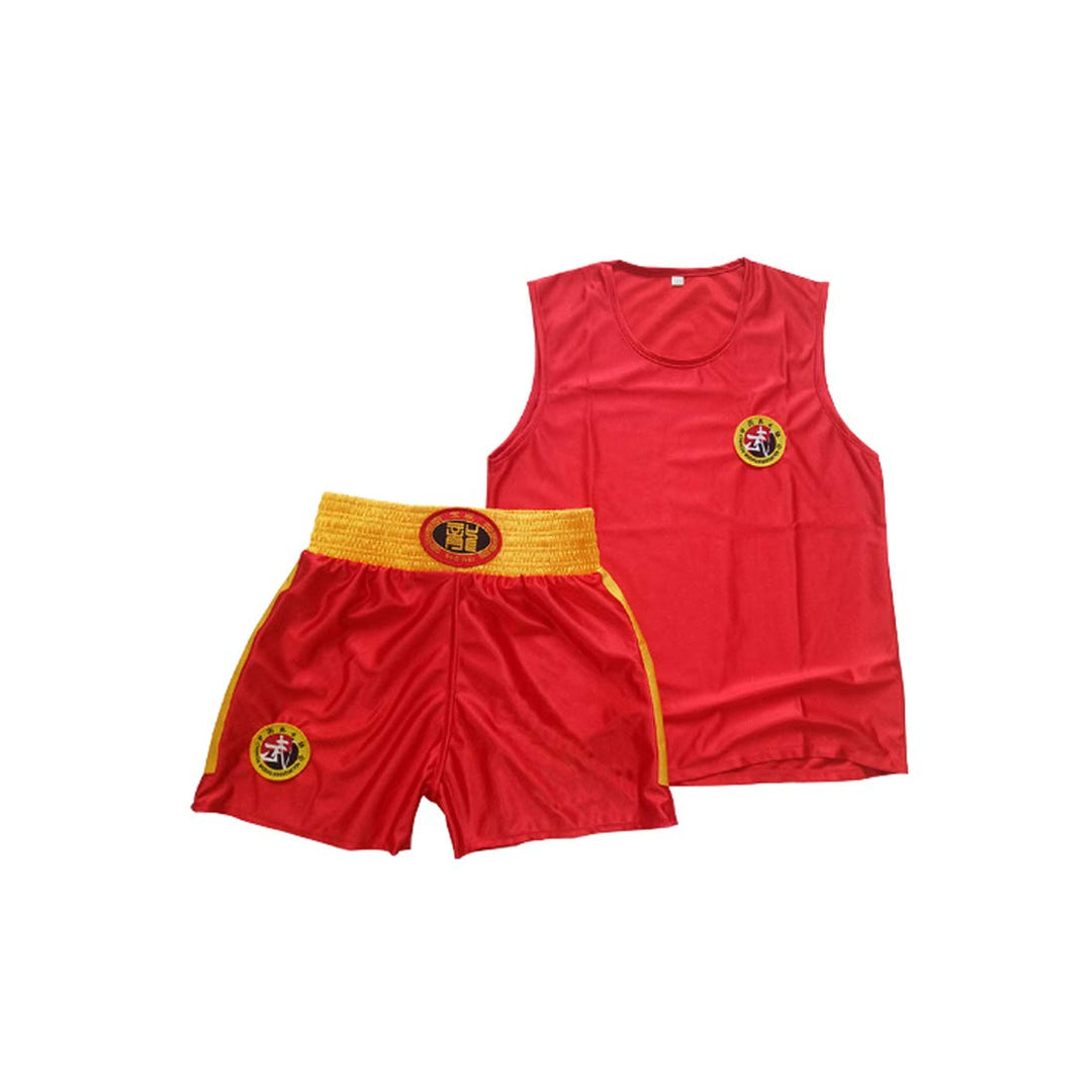 Inlefen Kinder Sanda Kleidung Jungen & Mädchen Erwachsene Boxen Set Boxing Shorts Muay Thai Kleidung