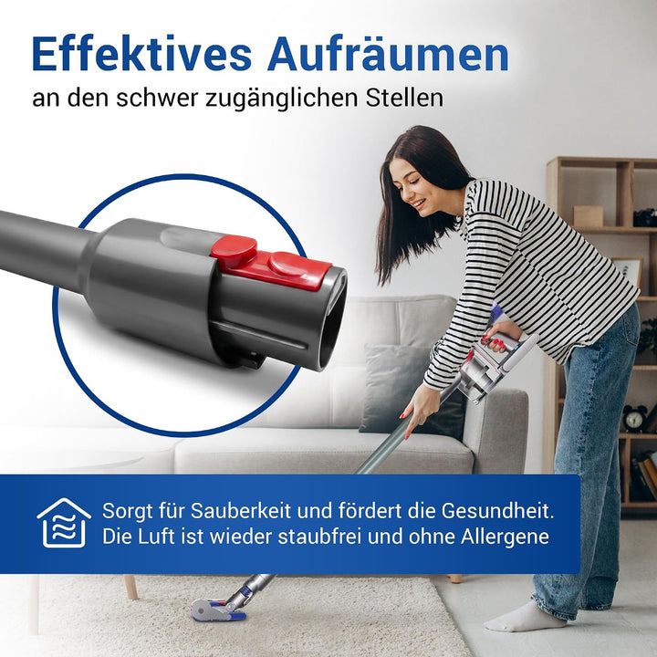VIOKS Grau Saugrohr Staubsauger Ersatz für Dysоn 971518-12 | Verlängerungsrohr Stab, für Dysоn V12 S