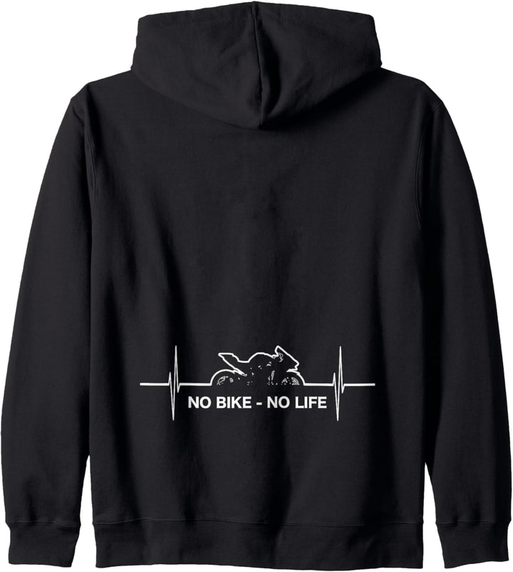 NO BIKE NO LIFE | Sport Motorrad Kapuzenjacke