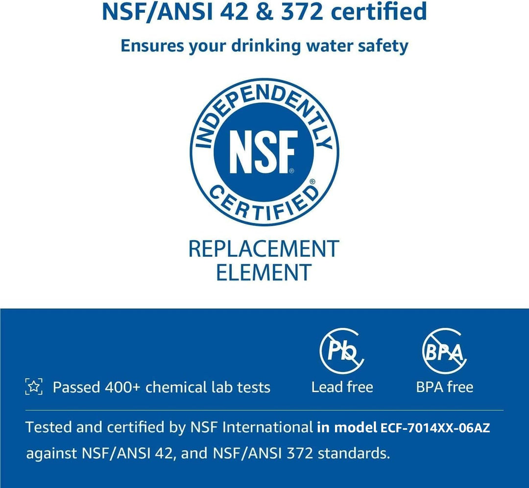 Waterdrop TÜV SÜD, NSF-zertifizierte Filterkartusche, Ersatz für Brita® Classic OB03, Mavea 107007,