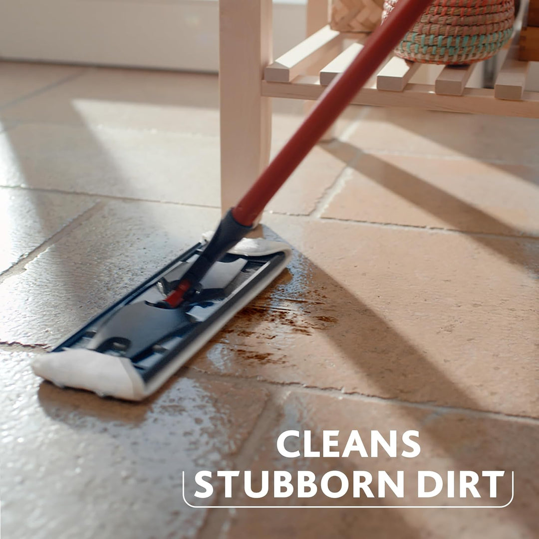 Vileda Bodenwischer Reinigungsset H2PRO Flat Mop Stiel Zweitanksystem Wischer