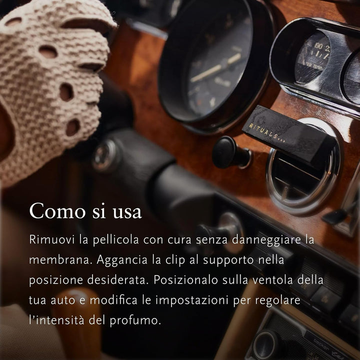 RITUALS Auto Parfüm Homme Car Air Freshener – Auto Duft mit Aroma von Amber und Moschus – Auto Lufte