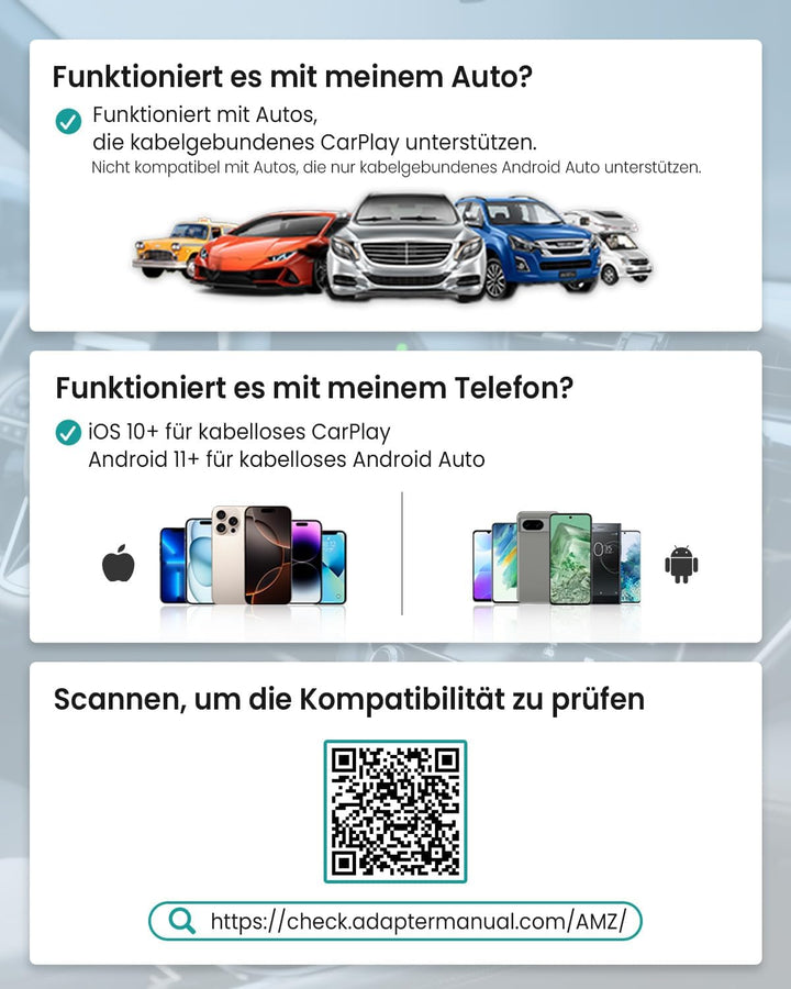 OTTOCAST Play2Video Ultra, 3-in-1 AI Box für Netflix/YouTube/Prime Video Streaming, Kabelloses CarPl