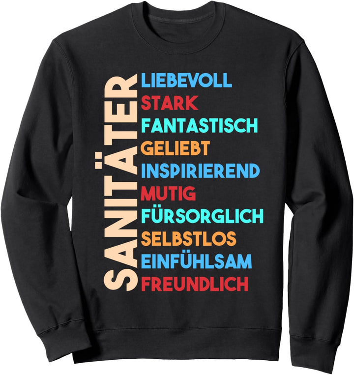 Notfallsanitäter Sanitäter Sweatshirt