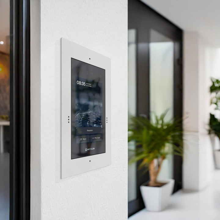 Metzler Türsprechanlage mit Kamera & Gesichtserkennung - Anschluss LAN + 12V DC - 1-500 Parteien - V