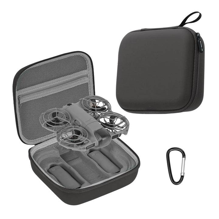 Schutzhülle für DJI Neo 2 Drohne, tragbare Hülle, Aufbewahrungsbox, Transportbox, Schwarz , 19 x 17.