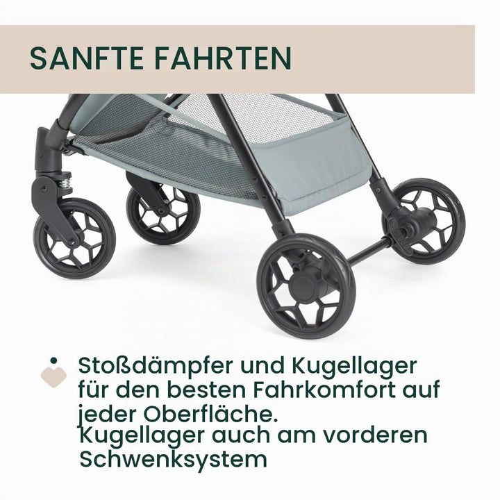 Chicco Kinderwagen Taormina, Ab Geburt bis 22 Kg, Praktisch und leicht, Zusammenklappbarer Buggy, Ki