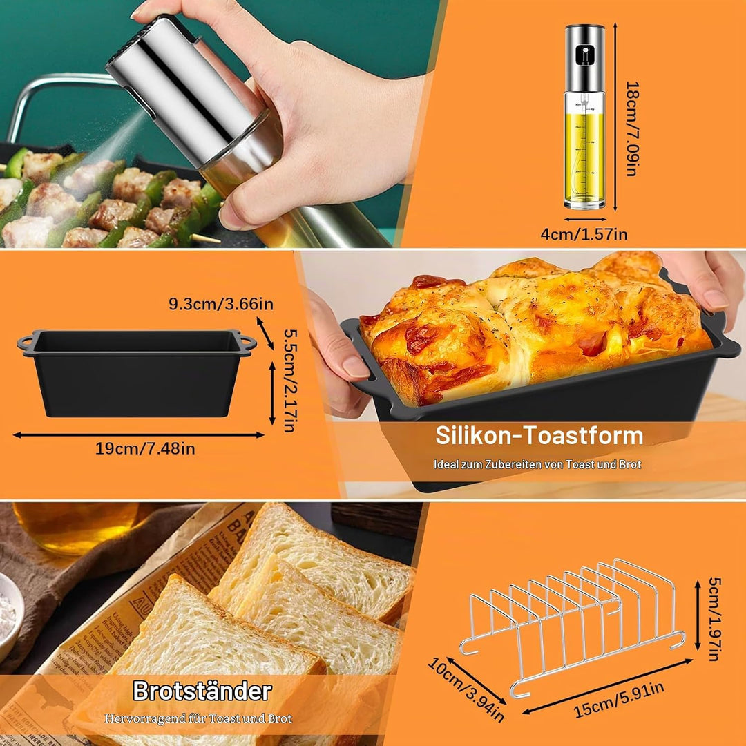 Heissluftfritteuse Zubehör für Ninja Foodi MAX Dual Zone Air Fryer AF400EU AF400EUCP AF451EU AF300EU