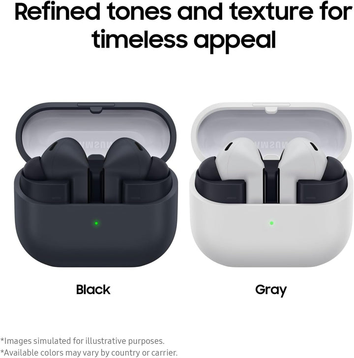 Samsung Galaxy Buds3 FE (2025, CAD-Version & Garantie) – Schwarz, Bluetooth-Ohrhörer mit KI-Echtzeit