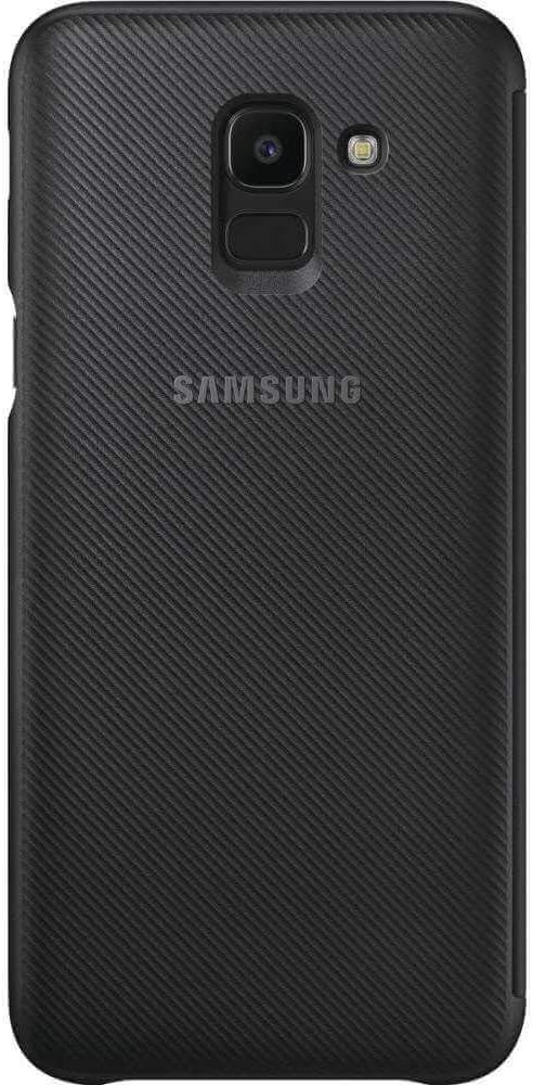 Samsung EF-WJ600 Wallet Cover für Galaxy J6 Schwarz