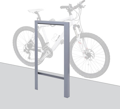 Mendler Fahrradbügel HWC-J74 Fahrradständer Anlehnbügel, verzinkter Karbonstahl Outdoor-pulverbeschi